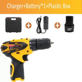 Mini Cordless Electric Drill 12V Wireless Screwdriver Torque
