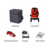 PRACMANU 5 Lines 6 Points Laser Level Automatic Self Leveling 360