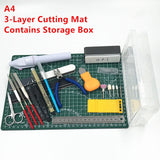 Hobby Model Tools Set Pvc Cutting Mat Cutting Pliers