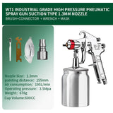 W71/W77 Professional Paint Spray Gun 1.3/1.5/1.8/2.0/2.5/3.0mm Painting gun