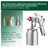 W71/W77 Professional Paint Spray Gun 1.3/1.5/1.8/2.0/2.5/3.0mm Painting gun