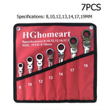 Hand Tool Sets Car Repair Socket Wrench Key Ratchet Wrenchs