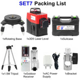 Kaitian 3D Laser Level 12 Lines Profissional Red Line Self-Leveling 360