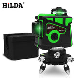 HILDA Laser Level 12 Lines 3D Level Self-Leveling 360 Horizontal