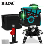 HILDA Laser Level 12 Lines 3D Level Self-Leveling 360 Horizontal