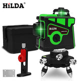 HILDA Laser Level 12 Lines 3D Level Self-Leveling 360 Horizontal