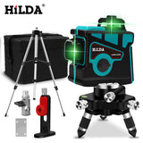 HILDA Laser Level 12 Lines 3D Level Self-Leveling 360 Horizontal